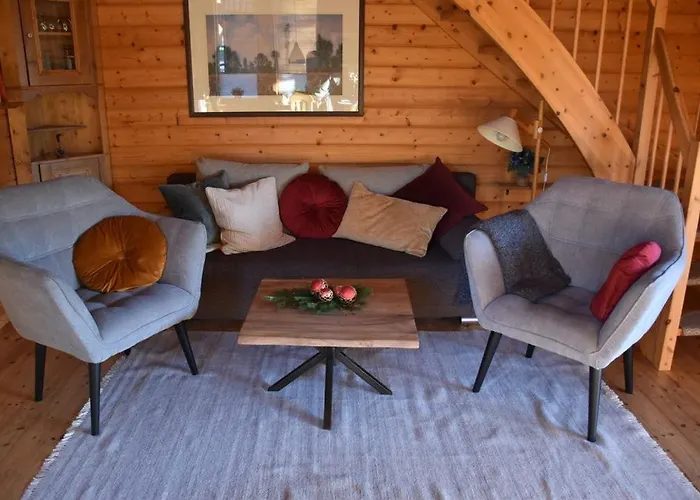 別荘 Holzferienhaeuser Im Naturerlebnisdorf Blauvogel *