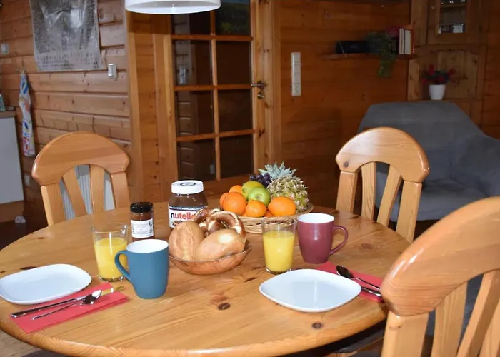 別荘 Holzferienhaeuser Im Naturerlebnisdorf Blauvogel *
