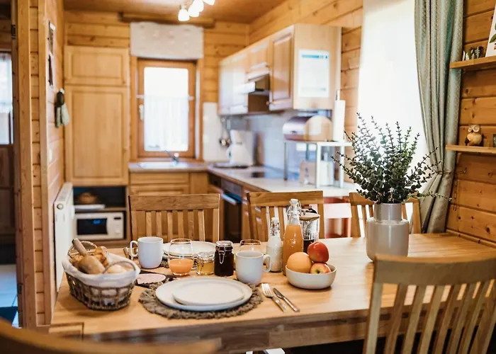 別荘 Holzferienhaeuser Im Naturerlebnisdorf Blauvogel *