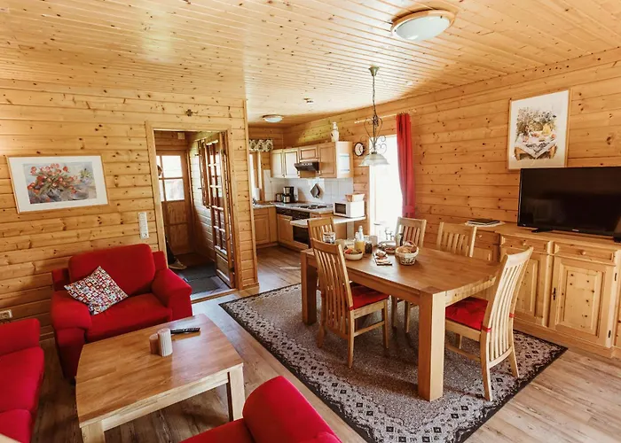 別荘 Holzferienhaeuser Im Naturerlebnisdorf Blauvogel