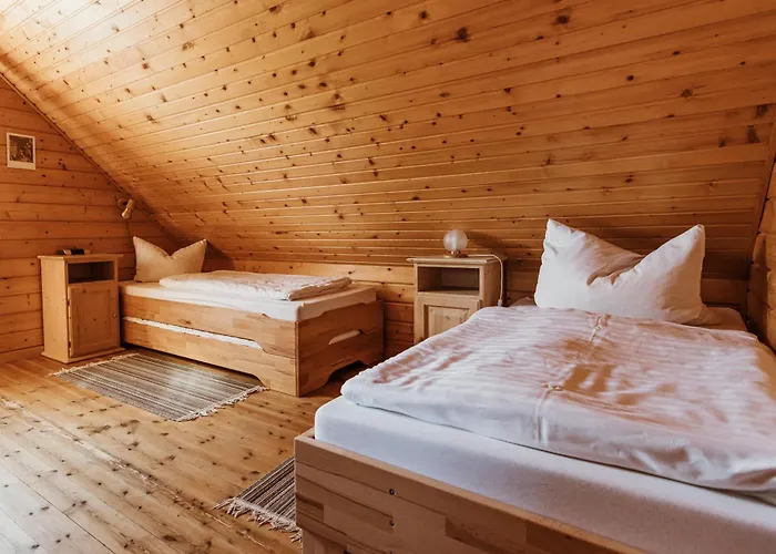 別荘 Holzferienhaeuser Im Naturerlebnisdorf Blauvogel *